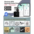 thumbnail image 3 of Mini Note Printer- M Pocket Thermal tooth Mini Mobile Printer with Rolls Paper for Printing Photos Text Study Notes DIY Sticker, 3 of 6