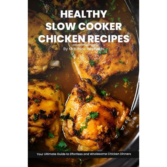 Healthy Slow Cooker Chicken Recipes Cookbook: Your Ultimate Guide to Effortless, Wholesome & Nutrient-Rich Chicken Recipe Ideas (Paperback)