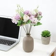 thumbnail image 5 of Artificial Flowers Rose Decor Bouquet 11.81 Inches for Wedding Home Decoration, Plastic Fake Flowers for Living Room, 5 of 6