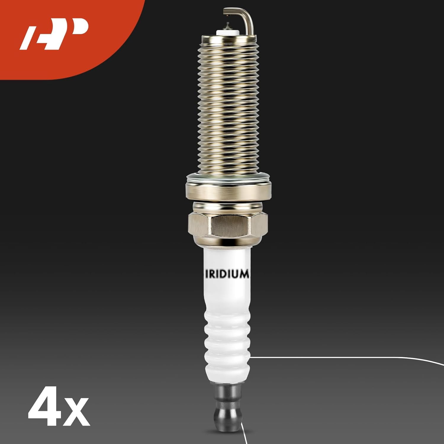 A-Premium Set of 4 Ignition Coil Pack and Iridium Spark Plugs Compatible with Volvo XC60 2015-2020, XC90 2016-2020, S60 2015-2020, XC40 2019-2020, S80 2016, S90 2017-2020, V60, V90, XC70, 2.0L