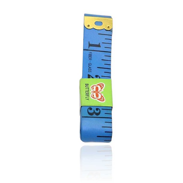 Bearachild Regla de sastre para medir el cuerpo, doble escala, centímetro de suavidad plana, medidor de medición, suministros de costura, herramienta para De coser Jak pokazano Bearachild JJ5256-00B