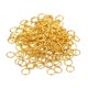 thumbnail image 2 of Cuentas espaciadoras de oro Yinane 6 mm manualidades DIY para collares 100 anillos de salto, 2 of 8