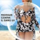thumbnail image 2 of 3 Piezas Juego De Traje De Baño Bikini Con Abrigo Para Mujer, 2 of 8