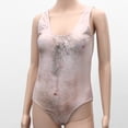 thumbnail image 4 of EeaseMX Traje de baño de una pieza para vacaciones de verano en la playa, sexy, con vello en el pecho, para niñas y mujeres - Talla L (marrón), 4 of 7