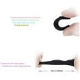 thumbnail image 2 of 12 Pairs Silicone Ear Hooks for Glasses Sunglasses Holder Man compatible with Polarized Spend The Night Bags for Women Women Fashion Glasses Frames Glow in The Dark Crazy Glasses Leopard Ears Clear, 2 of 8