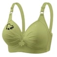 thumbnail image 1 of Women's Printed Plus Size Daily Bra Underwear Without Underwire, 1 of 8