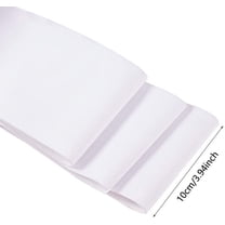 5.5 Yards 4" Wide White Heavy Stretch Elastic Band High Elasticity Knit