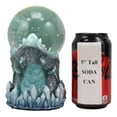 thumbnail image 2 of Ebros Blue Frost Dragon LED Night Light Glitter Sparkle Water Globe Storm Ball, 2 of 7