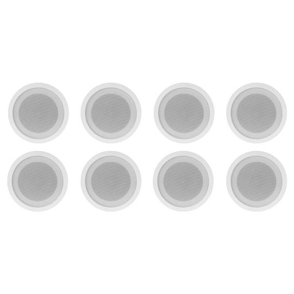 (8) Rockville CCL5T White 70V 5" Commercial Ceiling Speakers 4 Restaurant/Office