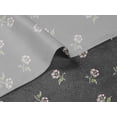 thumbnail image 5 of oneOone Velvet Gray Fabric Leaves & Flower Floral Sewing Craft Projects Fabric Prints By Yard 58 Inch Wide, 5 of 5