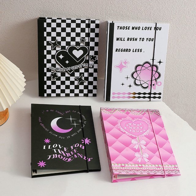 YAOMOBB Photo Book Lanyard Photo Album Loose Leaf Student Supplies 3 Inches