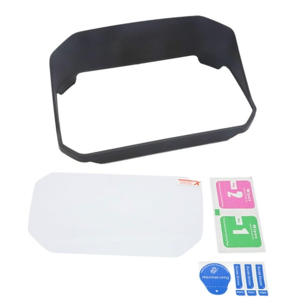 Visera para velocímetro de motocicleta, color negro, compatible con F900XR R 1200 . Repuestos profesionales.