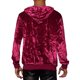 thumbnail image 3 of Sudadera de terciopelo INSPIRE CHIC para hombre, con capucha y mangas largas, sudaderas tipo pullover 2XL Burdeos, 3 of 5