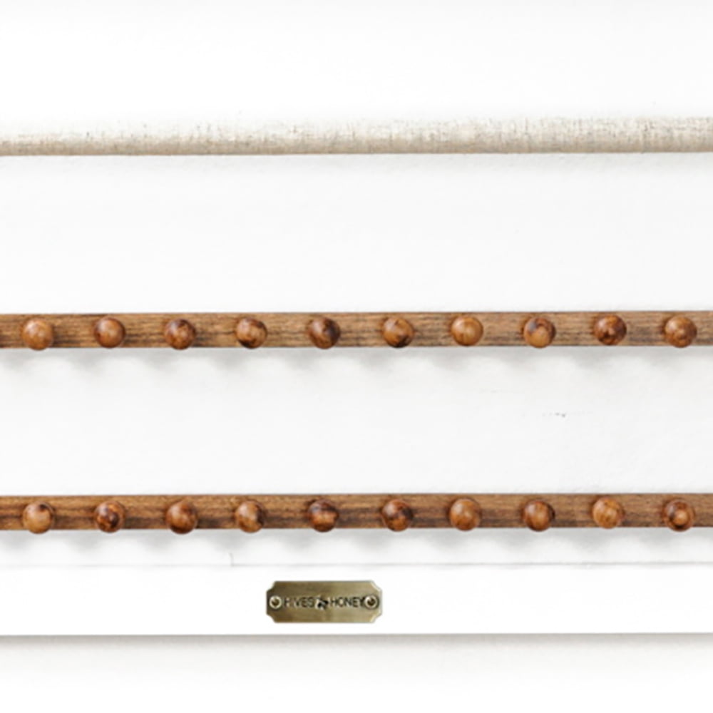 Hives and Honey Karli White Jewelry Frame for Women