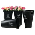 thumbnail image 7 of Anbers 4 Pack Black Plastic Floral Bucket, 16-Inch Farmhouse Fresh Flower Buckets, 7 of 7