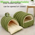thumbnail image 5 of Removable and Washable Winter Closed-Off Cat Bed, 2026 Upgraded Warm and Cozy Pet Nest in Winter, 360° Nesting Design, Cotton Soft Cat Tents for Indoor Cats, Foldable Cat Bed Cave (Beige, L), 5 of 8