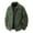 Army Green_007, variant on Domuza Mens Shirt Jacket Casual Stylish Long Sleeve Button Down Corduroy Jackets Fall Winter Shacket Loose Fit Quilted Outerwear with Pockets Army Green 3XL
