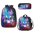 thumbnail image 1 of Stitch Machilas Mochila Escolar Para Niños Kit Niño/Bolsa De Almuerzo/Bolso De Bolígrafo Estuche Para Lápices, 1 of 4
