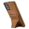 thumbnail image 4 of TOP SHE Case for Samsung Galaxy A71 4G (A715), Galaxy A71 Phone Case (6.7 Inch) - Synthetic Leather Protective Case with Card Slot / Kickstand, Slim Fit Lightweight Simple Fashion Cover (Brown), 4 of 7