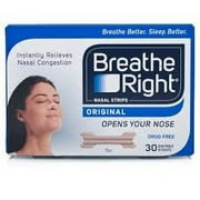 Breathe Right Breathing Relief Nasal Strips, 36 Count