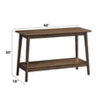 thumbnail image 5 of ACME Lamonte Sofa Table with Shelf in Walnut, 5 of 6