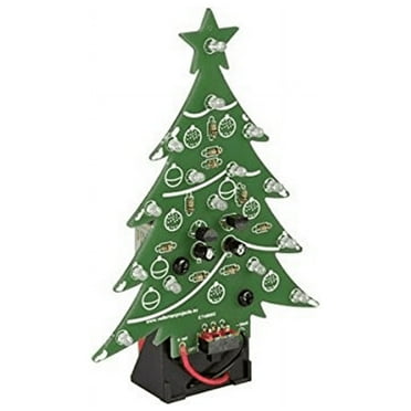 Velleman MK100B Christmas Tree Blue LED Version Kit with On/Off Switch
