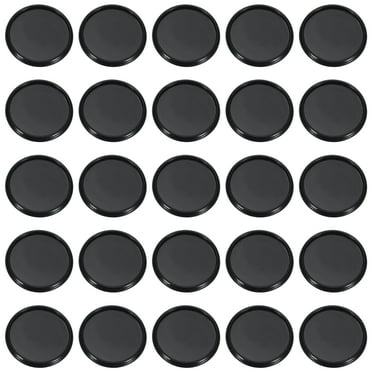 Uxcell 55 Pcs Discbound Expansion Discs, Black Round Shape, 1-1/2" OD and 0.2" Thick