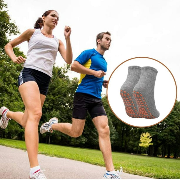 Buy Non Slip Yoga Socks with Grips for Pilates, Ballet, Barre, Barefoot,  Hospital Anti Skid Socks for Women and Men at