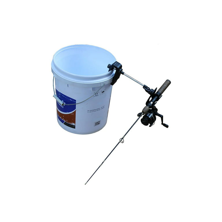 Brocraft Ice Fishing Bucket Rod Holder / Ice Fishing house shanty tip down  / ice fishing rod holder 