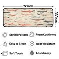 thumbnail image 2 of CURLYOOT Retro Airplane Runner Rug 2'x6' Washable Kitchen Runner Rug Indoor Non Slip Laundry Rugs Floor Carpet for Hallway Kitchen Entryway Bedroom Living Room, 2 of 9