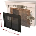 thumbnail image 2 of Pleasant Hearth Ascot Collection Fireplace Glass Door, Oil Rubbed Bronze, Small, 2 of 9