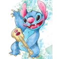 thumbnail image 1 of Disney Stitch Diamond Painting Cartoon Children's Bedroom Decoration 5D Diy Full Round/Square Mosaic Embroidery Handmade Gift30x40cm Square Gao Jinjia LED, 1 of 2