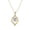 Yellow Gold, variant on Sabrina 18k Yellow Gold Plated Pendant Necklace with Swarovski Crystals Gift for Women