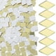 thumbnail image 2 of 300 Uds. Azulejos de mosaico, azulejos cuadrados de cristal con parte trasera plana para proyectos artesanales, suministros de bricolaje, 2 of 6