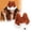 B Wolf Mask, variant on Realistic Half Face Plush Wolf Mask Adjustable Strap Soft Fabric Werewolf Fox Animal Mask Polyester Cosplay Accessory for Adult Teen Halloween Carnival Themed Party Costume Decor