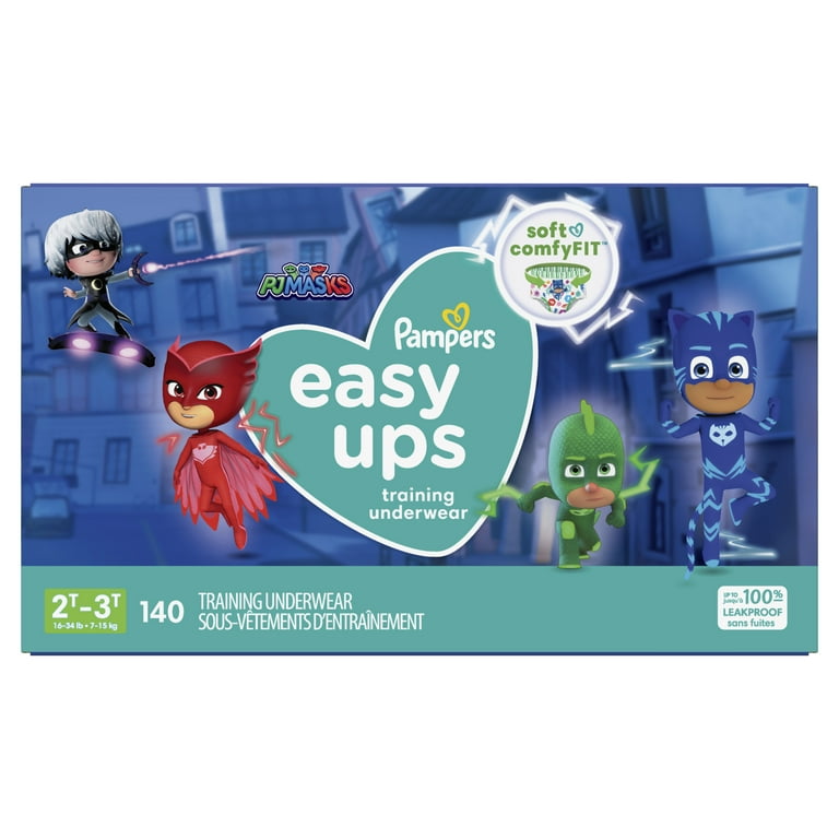 Pampers Easy Ups Girls & Boys Potty Training Pants - Size 2T-3T, 140 Count,  My Little Pony Training Underwear