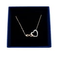 thumbnail image 2 of Swarovski Women's Two-Toned Crystal Heart Infinity Pendant Necklace, 2 of 2