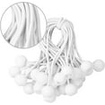 thumbnail image 3 of Ball Bungee Cords,30Pcs Bungee Cords with Balls,Heavy Duty Tarp Bungee with Balls 6 Inch,Weather Resistant Tie Down Strap Cords Bungee Ball for Camping,Tents,Outdoor Holding Wire(Black), 3 of 5
