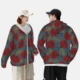 thumbnail image 4 of Saiise Ladybug Pattern Sun Protection Hoodie for Men and Women, Lightweight Quick-Dry Windproof with Hood and Zip-XX-Large, 4 of 7