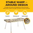 thumbnail image 4 of Sweet Home Table Cloths for 8 Foot Rectangle Tables, Western Stars Bird Houses Country Vintage Patio Waterproof Elastic Fitted Tablecloths, Washable Rectangular Table Cover for Camping, 4 of 8