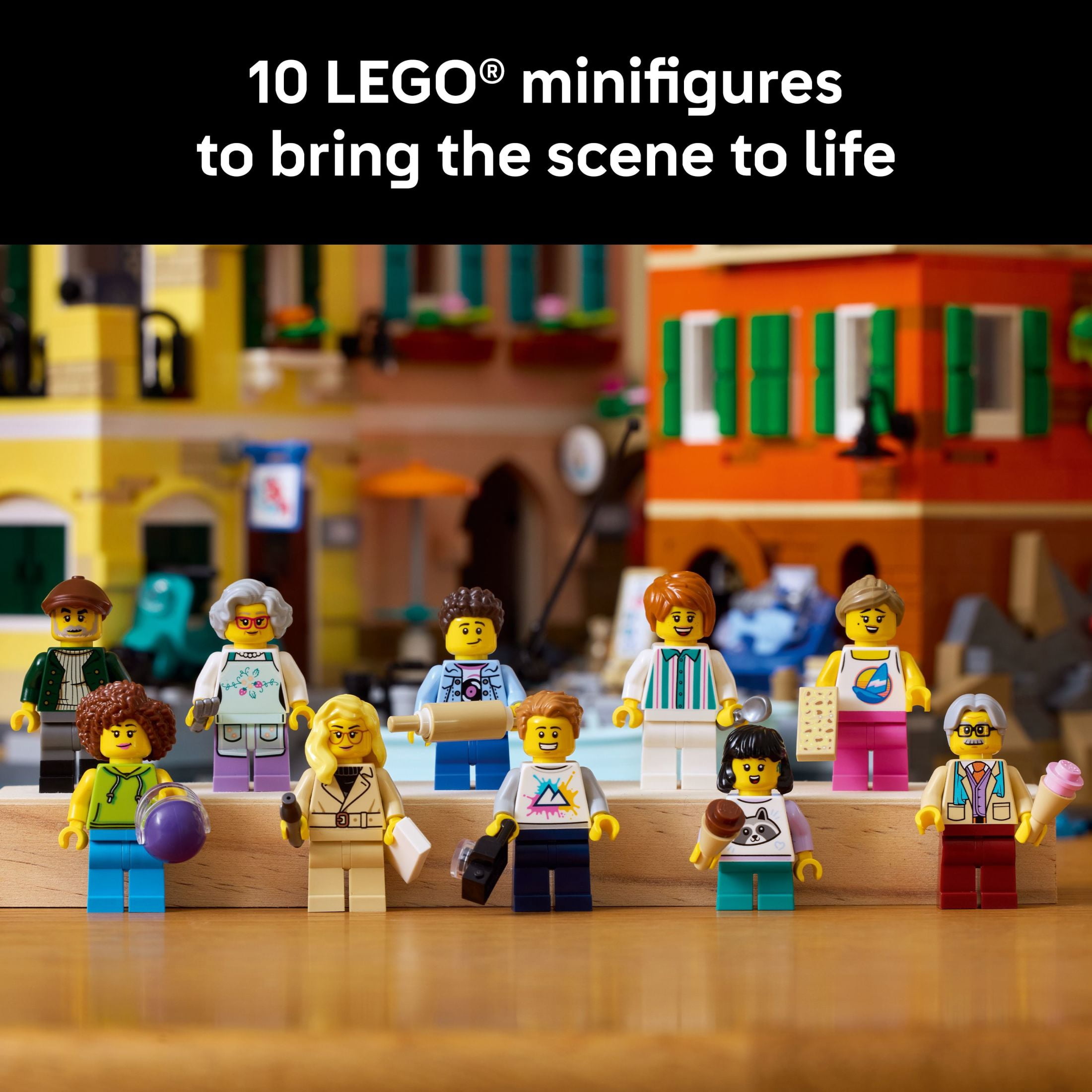 LEGO Ideas Italian Riviera Set, 21359, Adults Coastal Village