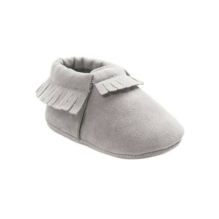 Infant Cute Baby Kids Boys Girls Soft Crib Tassel Leather Shoes