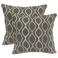 thumbnail image 3 of Arlee Gemma Chenille Geometri c20-inch Toss Pillow (Set of 2) Tan, 3 of 4