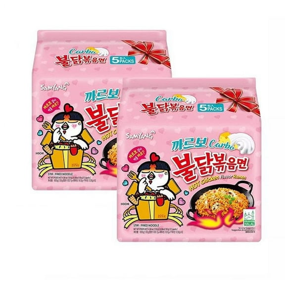 Samyang Carbo Spicy Chicken Ramen 4.5 oz (Pack of 10)