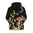 thumbnail image 2 of Xoenoiee Blueberry Mushroom Star Moon Girls Boys Zip-Up Hoodies Kids Fall Winter Warm Sweatshirt Jacket with Pocket Youth Long Sleeve Shirt Top Teen Clothes Outfits, 14-16 Years, 2 of 7