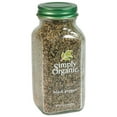 thumbnail image 3 of Simply Organic Ground Black Pepper, 2.31-Ounce Jar, Medium Ground Pepper, Certified Organic, Kosher, Potent Pepper Taste, 3 of 3