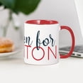 thumbnail image 4 of CafePress - Women For Clinton Mug - 11 oz Ceramic Mug - Novelty Coffee Tea Cup, 4 of 6