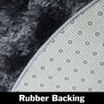 thumbnail image 6 of FUTATA Round Area Rugs Plush Fluffy Shaggy Rugs For Living Room Bedroom Bedside, Fuzzy Carpet Soft Anti-Slip Machine Washable Floor Mat Runner Play Pads Kids Rugs, 6 of 8