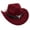 Wine, variant on Dmsael Cowboy Hats Kids Toddler Cowgirl Hat for Boys Girls Child Baby Accessories Western Birthday Party Hat