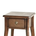 thumbnail image 2 of Wooden Pedestal with 1 Drawer and Open Shelf, Brown- Saltoro Sherpi, 2 of 5